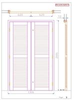 Clinique V Hugo - Façade de placard technique - plan