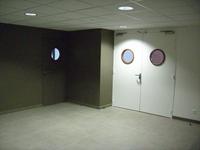 Portes Coupe Feu avec oculus, fermes portes, lecteur de fermeture, barre anti-panique et module - Lycée Colbert de Torcy Sablé sur Sarthe